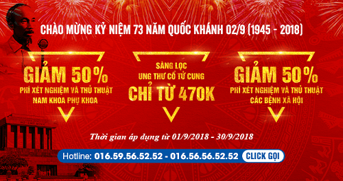 ưu đãi tháng 9 tại phòng khám nam học hà nội