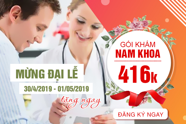 ưu đãi gói nam khoa tháng 4 tại phòng khám đa khoa hà nội