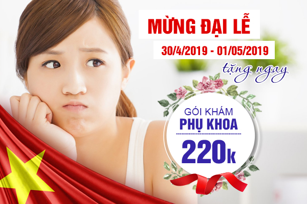 gói khám phụ khoa tại phòng khám tháng 4