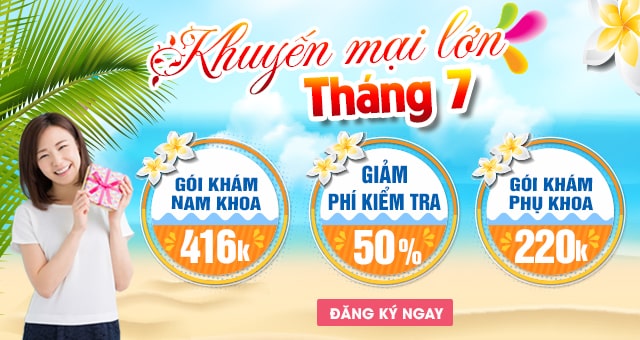 gói khám ưu đãi tháng 7 tại phòng khám