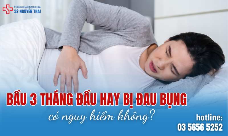 Bà bầu 3 tháng đầu hay đau bụng có nguy hiểm không?