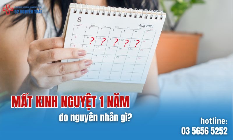 Mất kinh nguyệt 1 năm do nguyên nhân gì gây ra?