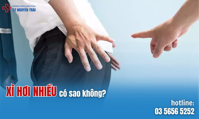 Xì hơi nhiều có sao không?