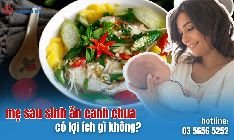 Những lợi ích của việc ăn canh chua đối với mẹ sau sinh