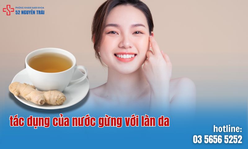 Những lợi ích của nước gừng với làn da