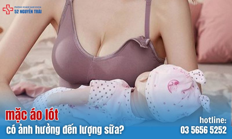 Mặc áo lót có ảnh hưởng đến lượng sữa không?