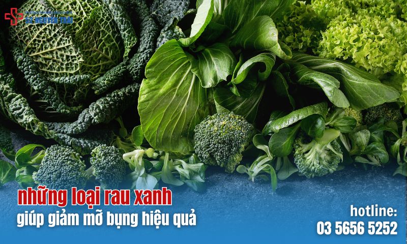 Những loại rau xanh ăn thường xuyên sẽ giúp giảm mỡ bụng hiệu quả