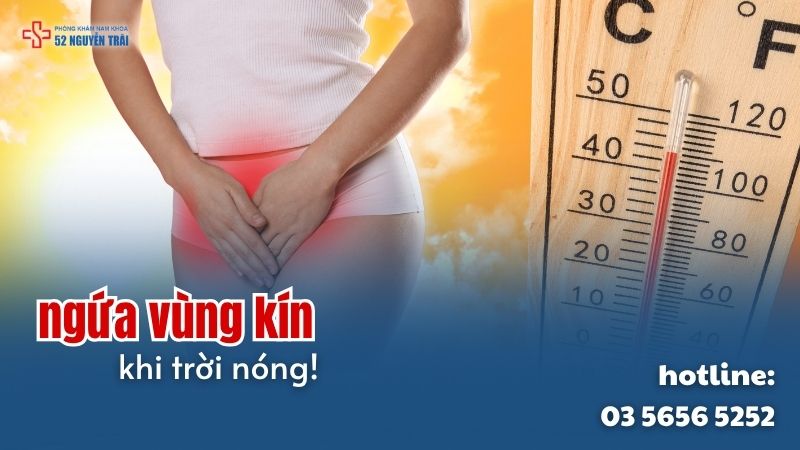 Ngứa vùng kín khi trời nóng nguyên nhân do đâu và xử lý thế nào?