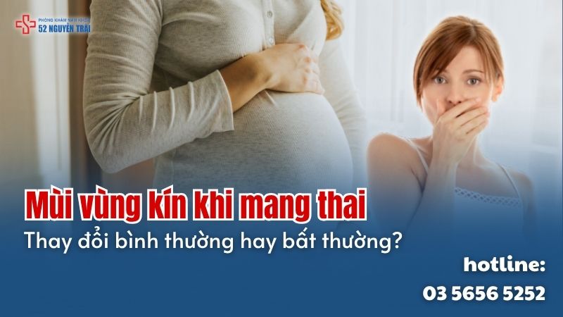 Mùi vùng kín khi mang thai – Thay đổi bình thường hay bất thường?