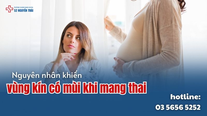 Nguyên nhân khiến vùng kín có mùi khi mang thai